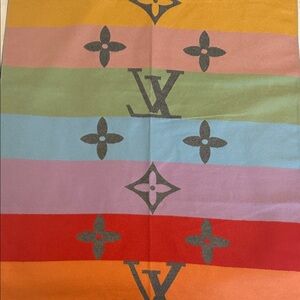 Louis Vuitton Vibrant Striped Blanket